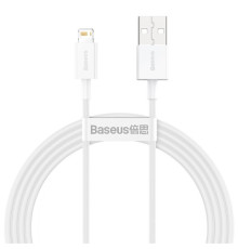 USB кабель Baseus Superior Series Fast Charging Data Cable USB to iP 2.4A 1.5m White CALYS-B02 mag-6953156205444135374