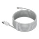 USB кабель Baseus Simple Wisdom Data Cable Kit USB to iP 2.4A (2ШТ/Set) 1.5m White TZCALZJ-02 mag-695315623031656015