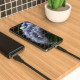 Кабель HOCO X53 Ange silicone charging data for Lightning 2,4A/1m. Black mag-6931474738059139089
