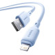 USB кабель Baseus Silky Series USB to Lightning 2.4A 1m Blue P10377702313-00 mag-6932172668839107247