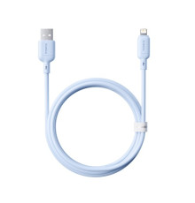 USB кабель Baseus Silky Series USB to Lightning 2.4A 1m Blue P10377702313-00 mag-6932172668839107247
