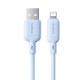 USB кабель Baseus Silky Series USB to Lightning 2.4A 1m Blue P10377702313-00 mag-6932172668839107247