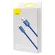 USB кабель Baseus Crystal Shine Series Fast Charging Data Cable USB to iP 2.4A 1.2m Blue CAJY000003 mag-6932172602697147460