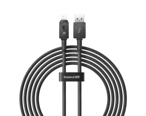 USB кабель Baseus Unbreakable Series Fast Charging USB to iP 2.4A 2m Black P10355802111-01 mag-693217263324054605