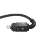 USB кабель Baseus Unbreakable Series Fast Charging USB to iP 2.4A 1m Black P10355802111-00 mag-6932172633257130607