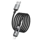 Кабель HOCO U144 New charging data cable iP Black mag-6942007659567154186