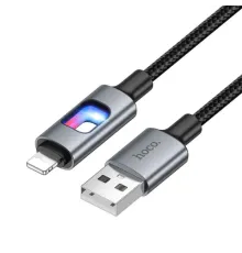Кабель HOCO U144 New charging data cable iP Black mag-6942007659567154186