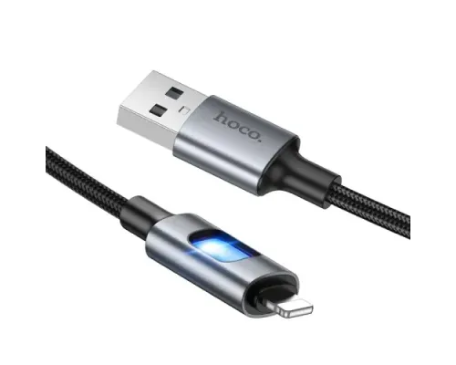 Кабель HOCO U144 New charging data cable iP Black mag-6942007659567154186