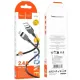 Кабель HOCO X109 Energy silicone charging data cable iP 2A/3m. Black mag-6942007636346144047