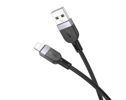 Кабель HOCO X109 Energy silicone charging data cable iP 2A/3m. Black mag-6942007636346144047