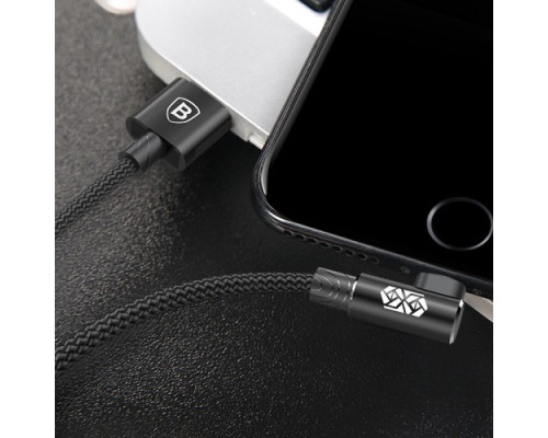 USB кабель Baseus MVP Elbow for Lightning 1,5A/2m. Black CALMVP-A01 mag-695315626681056017