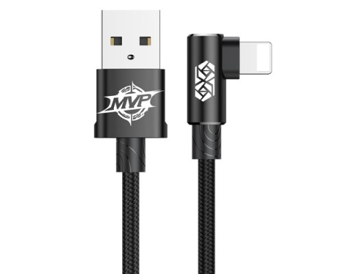 USB кабель Baseus MVP Elbow for Lightning 1,5A/2m. Black CALMVP-A01 mag-695315626681056017