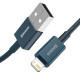 USB кабель Baseus Superior Series Fast Charging Data Cable USB to iP 2.4A 1m Blue CALYS-A03 mag-6953156205420132156