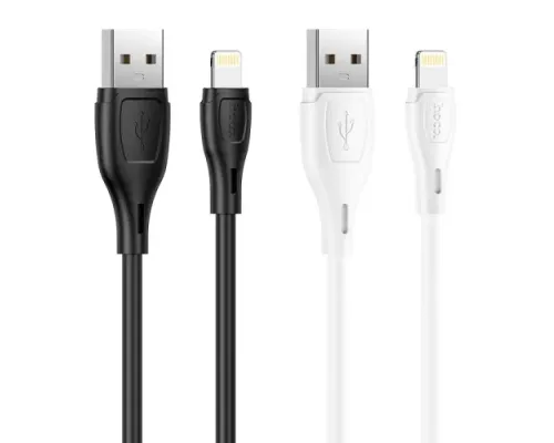 Кабель HOCO X61 Ultimate Silicone for Lightning 2,4A/1m White mag-6931474747815143977