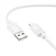Кабель HOCO X122 Benefit silicone charging data cable iP 2.4/1m White mag-6942007662192154157
