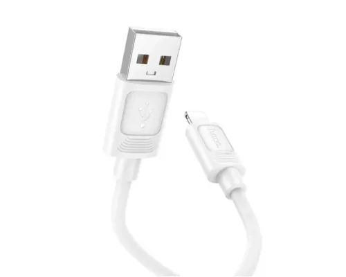 Кабель HOCO X122 Benefit silicone charging data cable iP 2.4/1m White mag-6942007662192154157