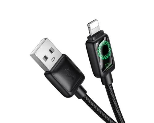 Кабель HOCO U146 Mundo charging data cable iP 1,2m. Black mag-6942007671378153048