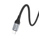 Кабель HOCO X102 Fresh charging data cable iP 1m. Black mag-69420076087561744