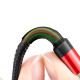 USB кабель Baseus Cafule (Special Edition) for Lightning 2.4A/1m. Black+Red CALKLF-G91 mag-6953156283336135410