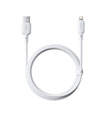USB кабель Baseus Silky Series USB to Lightning 2.4A 1m White P10377702213-00 mag-6932172668761132574