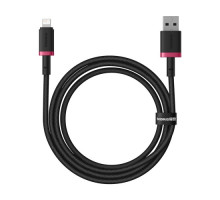 USB кабель Baseus Dura Series USB to Lightning 2.4A 1m Black-red P10377801U01-01 mag-6932172669966135967