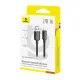 USB кабель Baseus Foamed Silicone USB to Lightning 2.4A 1m Black E0426900 mag-6932172693770145753