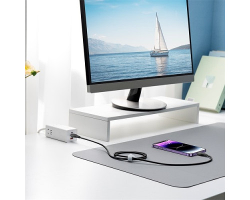 USB кабель Baseus Pudding Series Fast Charging Cable USB to iP 2.4A 2m Black P10355700111-01 mag-693217263418654608