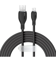 USB кабель Baseus Pudding Series Fast Charging Cable USB to iP 2.4A 2m Black P10355700111-01 mag-693217263418654608