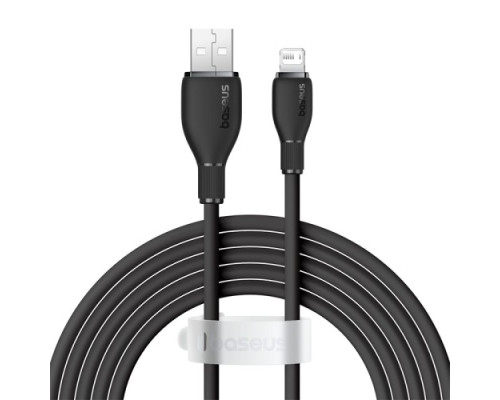 USB кабель Baseus Pudding Series Fast Charging Cable USB to iP 2.4A 2m Black P10355700111-01 mag-693217263418654608