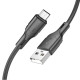Кабель BOROFONE BX99 Method silicone charging data cable for Micro 2.4A/1m чорний mag-6941991105098137606
