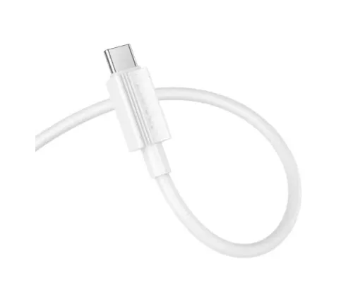 Кабель HOCO X107 Favor charging data cable Type-C 3A/1m White mag-6942007626309144027