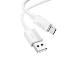 Кабель HOCO X107 Favor charging data cable Type-C 3A/1m White mag-6942007626309144027