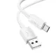 Кабель HOCO X107 Favor charging data cable Type-C 3A/1m White mag-6942007626309144027