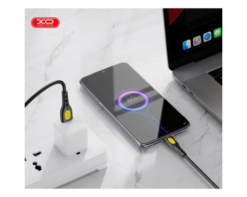 Кабель XO NB280 Jian Yan Series Micro Data Cable 1M 3A Чорний mag-6920680858705141109