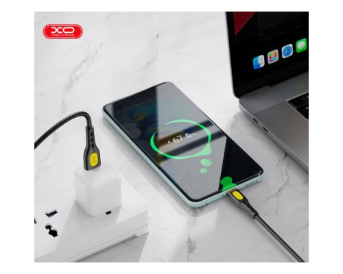 Кабель XO NB280 Jian Yan Series Micro Data Cable 1M 3A Чорний mag-6920680858705141109