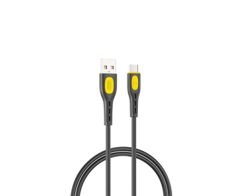 Кабель XO NB280 Jian Yan Series Micro Data Cable 1M 3A Чорний mag-6920680858705141109