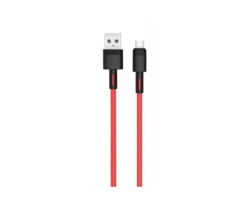 Кабель XO NB-Q166 fast charging usb cable for Micro 5A/1m Червоний mag-6920680875542136228