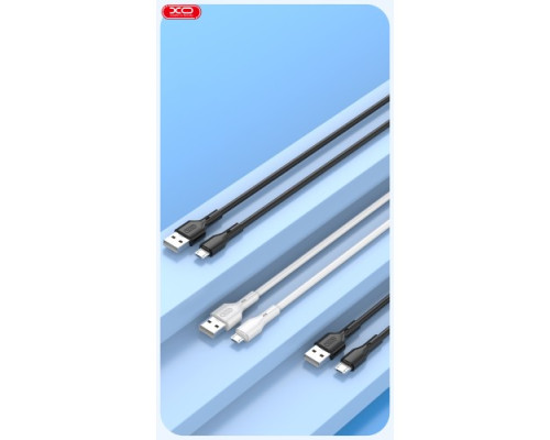 Кабель XO NB230 2.4A Rock Series Micro Data Cable Чорний mag-6920680833467140333