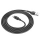 Кабель HOCO X52 Sereno magnetic charging cable for Micro 2,4A/1m. Black mag-6931474735539138632