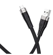 Кабель HOCO X53 Ange silicone charging data for Micro 2,4A/1m. Black mag-6931474738073143969
