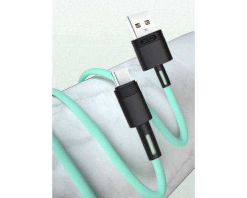Кабель XO NB-Q166 fast charging usb cable for Micro 5A/1m Зелений mag-6920680875559136229