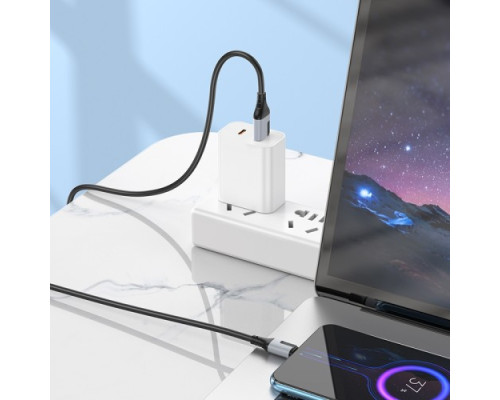 Кабель BOROFONE BX101 Creator charging data cable for Micro 2.4A/1m чорний mag-6941991108259137608