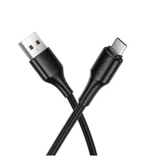 Кабель HOCO X120 Beneficio charging data cable Micro/1m Black mag-6942007658881153874