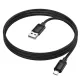 Кабель HOCO X122 Benefit silicone charging data cable Micro 2,4A/1m. Black mag-6942007662208153976