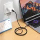 Кабель HOCO X122 Benefit silicone charging data cable Micro 2,4A/1m. Black mag-6942007662208153976