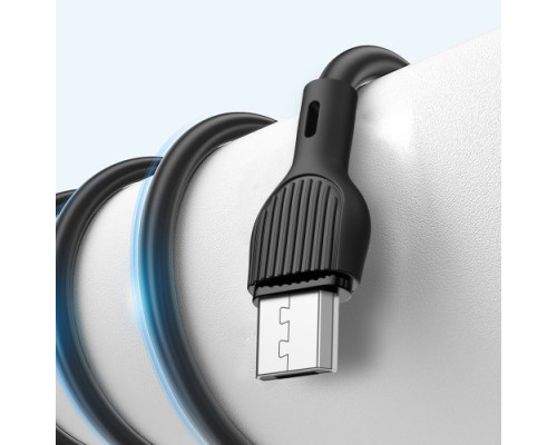 Кабель XO NB200 USB cable for Micro 2.1A/2M Чорний mag-6920680878116136231