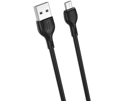 Кабель XO NB200 USB cable for Micro 2.1A/2M Чорний mag-6920680878116136231