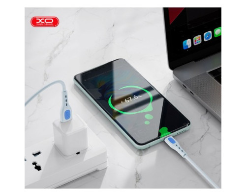 Кабель XO NB280 Jian Yan Series Micro Data Cable 1M 3A Синій mag-6920680858682140408