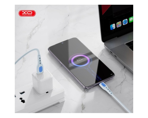 Кабель XO NB280 Jian Yan Series Micro Data Cable 1M 3A Синій mag-6920680858682140408