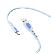 Кабель XO NB280 Jian Yan Series Micro Data Cable 1M 3A Синій mag-6920680858682140408